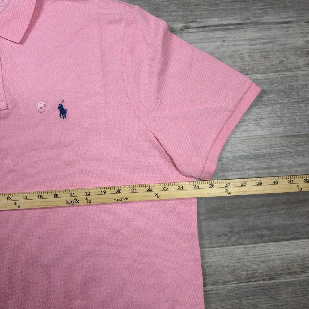 $110 Polo Ralph Lauren Classic Fit Men's XL Short Sleeve Pink Polo Shirt - NWT